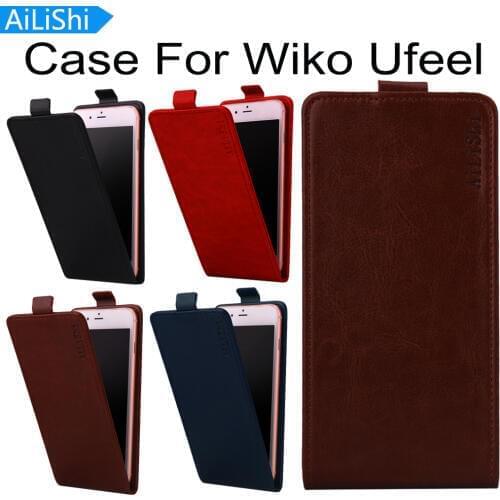 AiLiShi For Wiko Ufeel Case Luxury Top Quality Up And Down Flip Fashion Protective Cover Skin PU Leather Case With Card Slot