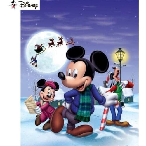Disney 5D DIY Diamond Painting "Cartoon Mickey Mouse" Full Drill Resin Diamond Embroidery Cross Stitch Home Decor A30749