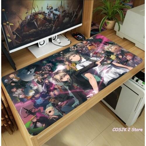 Anime Danganronpa: Trigger Happy Havoc Kirigiri Kyouko Naegi Makoto Mouse Pad Thicken Laptop Gaming Mice Mat Anti-Slip Playmat