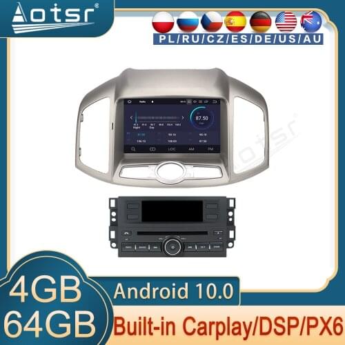 Car Multimedia DVD Player For Chevrolet Captiva Android Radio 2012 2013 - 2019 GPS Navigation Recorder Stereo Unit Cassette HD