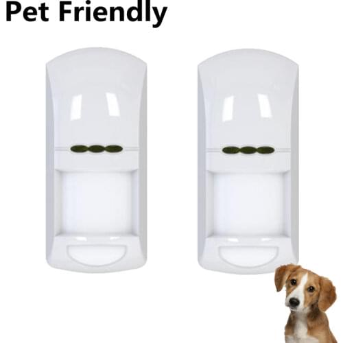 Wired digital PIR motion detector MC-8250 Wired PIR Sensor Pet immunity Compatible with all alarm system which has wired Port