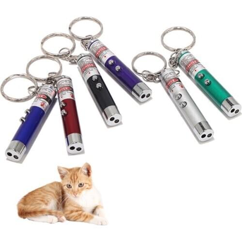 Cat toy pet toy cat laser funny cat stick infrared cat interactive toy pet supplies Multicolor metal