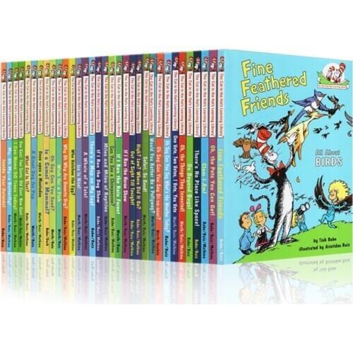 6-12 years old 33 book/set Dr seuss English Picture Book Baby Early education book Childhood learning reader books