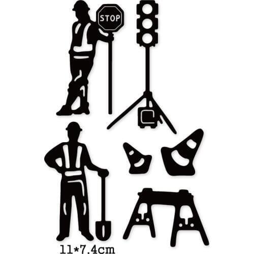 Engineering construction team 2020 New Craft Metal Cutting Dies for DIY Scrapbooking Album Paper Cards Decor Embossing Die Cut