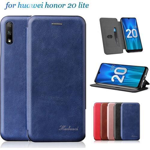 On honor 20 lite case leather Cases For Huawei Honor 20 Light 20Lite Mobile phone accessories Honer 20 lite honor20lite Cover