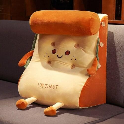 CY Bedside Soft Upholstery Large Backrest Cushion Waist Cushion Triangle Pillow Tatami Sofa Pillow Removable and Washable