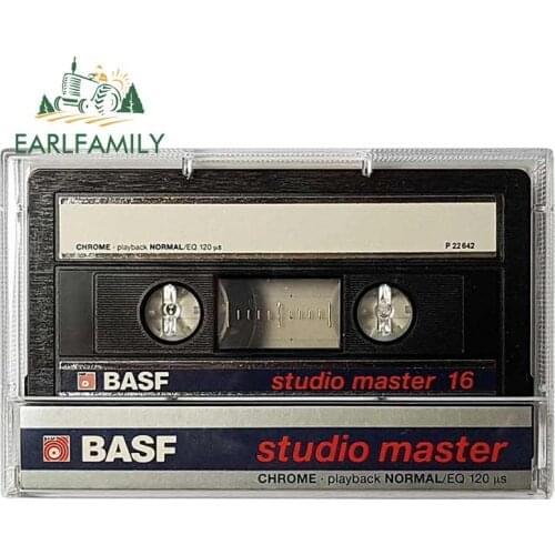 EARLFAMILY 13cm x 8.2cm For Studio Master Vinyl Car Stickers DIY Decal Suitable For VAN RV Personality Creative Scratch-Proof