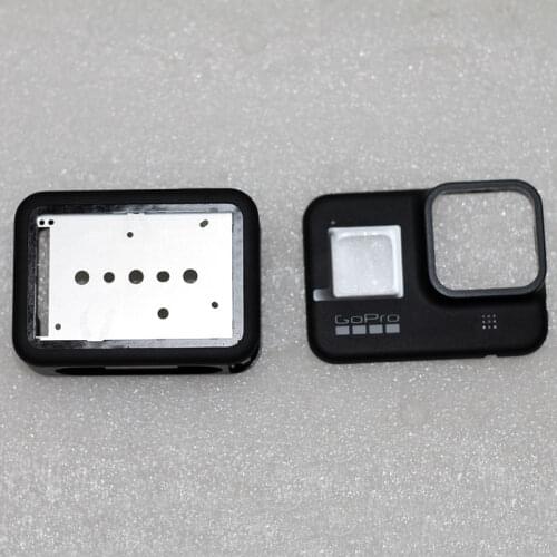 New front bezel and back cabinet cover case repair parts For GoPro Hero 8 Black Action camera