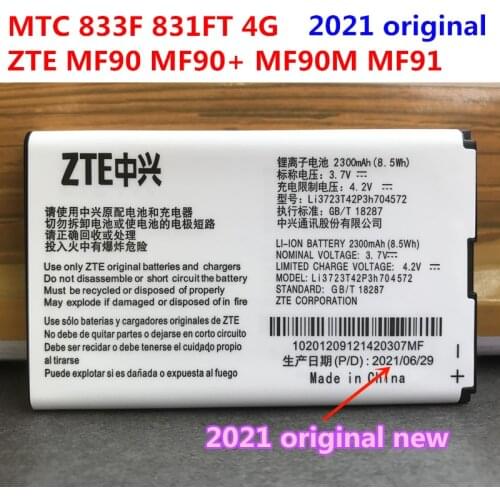 New High Quality 2300mAh Li3723T42P3h704572 Battery For ZTE MF91 MF90 MF90+ MF90Plus MF90G MF90M MF90S MF90U MF90C MF90C1