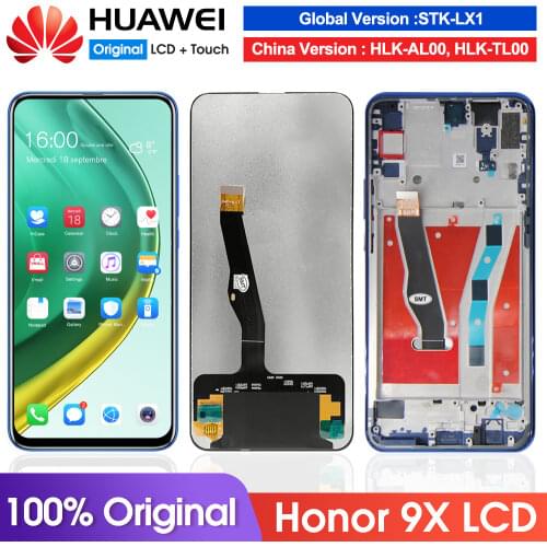 Original Honor 9X LCD For HUAWEI P Smart Z LCD Screen STK-LX1 For huawei Y9 Prime 2019 LCD Display Touch Screen STK-L21 STK-L22