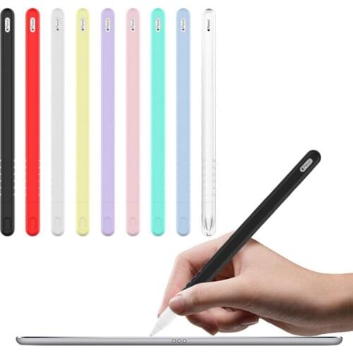 Anti-Slip Silicone Protective Case Cover For Apple Pencil Shell Protector Accessories Holder For iPad Pro Apple Pencil 2019