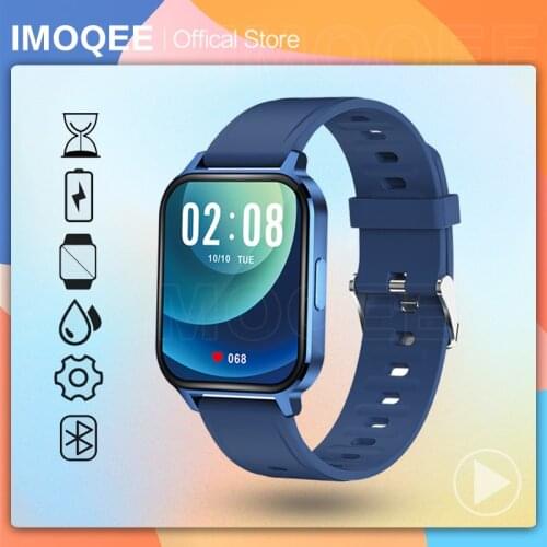 2021 new q18 Smart watch Men Music 1.7 inch Full Touch Fitness Tracker Blood Pressure Clock Women Smart Watch for Xiaomi x22