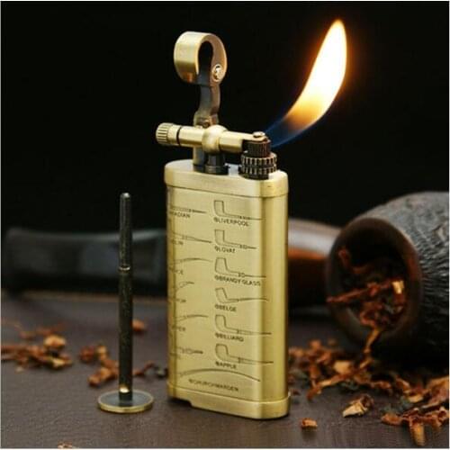 Special gas for monsoon pipe, retro lighter, cigarette lighter, pressure rod, multi function lighter JF003