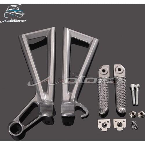 Rear Footpegs Foot Pegs Footrest Pedals Bracket For YZF600 R6 YZF-R6 YZFR6 2003 2004 2005 YZF R6S YZFR6S YZF-R6S 2006-2009