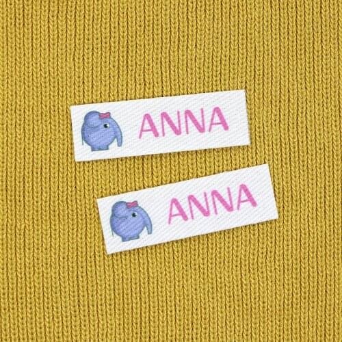 120pieces Ironing Labels, Logo or Text, Personalized Brand , Clothing Labels, Custom Design, Fabric tags (YT117)