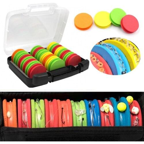 24Pcs Winding Board Main Spool Circle Multicolor Coil Fishing Gear Supplies Durable Lightweight Outdoor Fishing Accessories