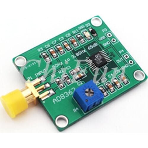 AD8362 50 Hz to 3.8 GHz, 65 dB detector module