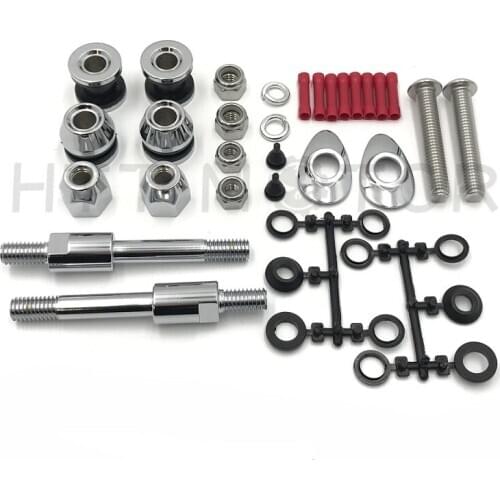 Aftermarket free shipping motorcycle parts HardDrive Sissy Bar Docking Hardware Kit For 2002-2005 Harley Davidson Dyna FXD chrom