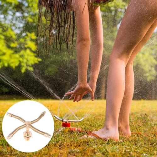 1/2" 360° Automatic Garden Sprinklers Watering Grass Lawn Rotary Nozzle Rotating Water Sprinkler System Dropshipping