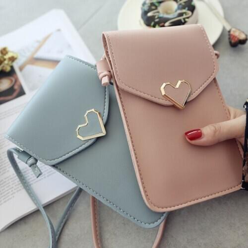 BISI GOROPurse Handbag Mobile Phone WalletCoin Large Capacity Messenger Soft Women Wallet Leather Versatile Shoulder IDCard Bag