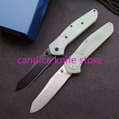 BM940 BM 940 Folding Knife Mark S30V Blade G10 Jade Handle Camping Hunting Hiking Tactical Survival Pocket Knife EDC Xmas Gift