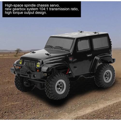 D1RC 1/24 Scale Mini Small Remote Control RC Car Simulation for RTR Model Car Black