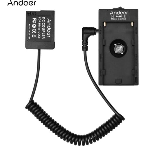 Andoer Battery Plate Holder Adapter + NP-W126 Dummy Battery Coupler for Fuji Cameras X-A1/X-A2/X-A3/X-E1/X-E2/X-M1/X-Pro/X-T1
