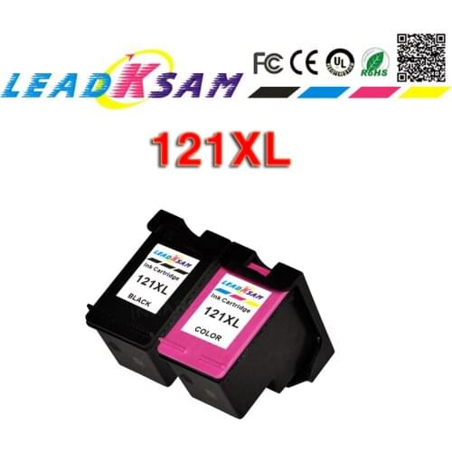 1set/2pcs 121XL Compatible ink cartridges For HP121 XL For HP Deskjet F4283 F2423 F2483 F2493 F4213 F4275 F4283 F4583 Printer