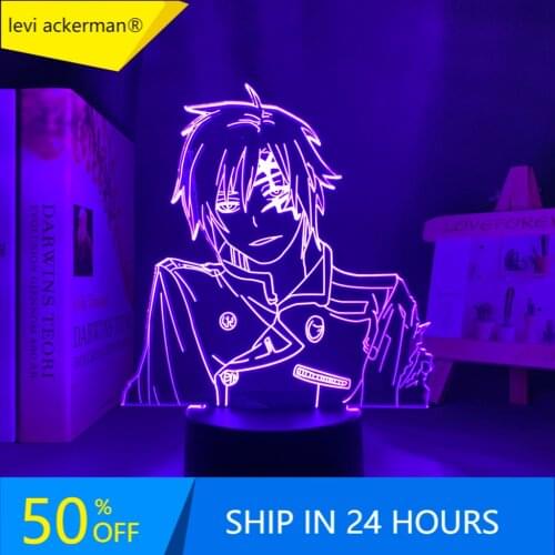 Manga 3d Lamp D Gray Man Allen Walker Figure for Room Decor Night Light Kids Bithday Gift D Gray Man Anime Led Light Bedroom