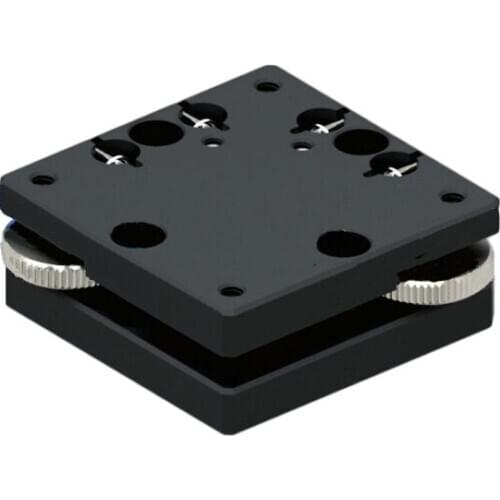 Tilting Curved Angle Fine-tuning Slide Precision Manual Platform angle Sliding stage 40mm