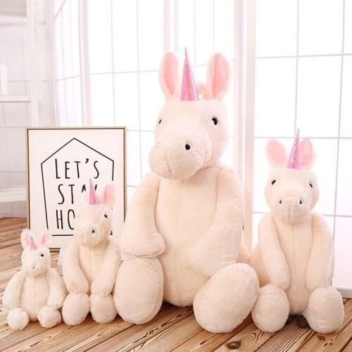 2021 Brand New Cute Unicorn Dream Plush Toys High Quality Horse Sweet Unicorn Stuffed Doll Girl Home Decor Pillow Gift For Kids