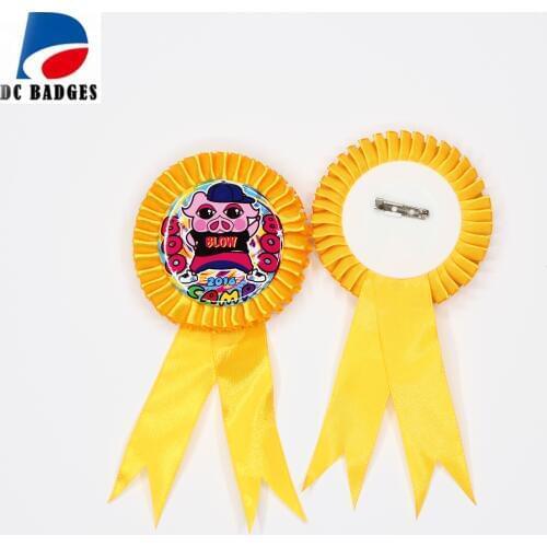 200sets 58mm rosette flower button badge material, for Wedding brooches, without pictures