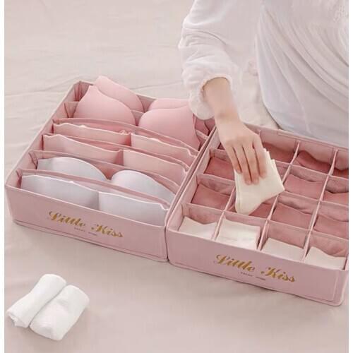 Closet Underwear Storage Box Compartment Underwear Organizer Foldable Rangement Sous Vetement Bra Socks Organizer Drawer Divider