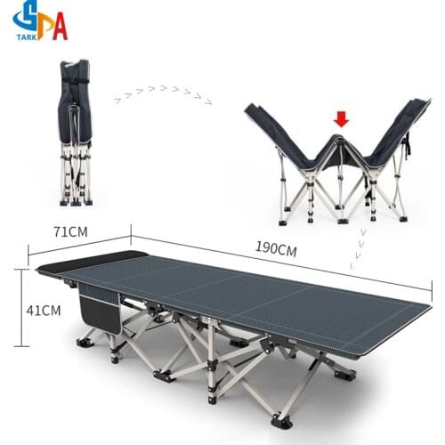 Foldable Bed Camping Furniture Garden Beds Outdoor Lounge Cot Folding Camping Bed clamshell bed is sure to come in handy for a comfortable outdoor rest