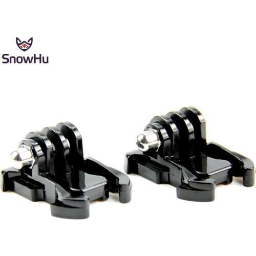 SnowHu 2 Pcs Camera Quick Pull Activity Base Mount For Go Pro Hero 9 8 7 6 5 4 SJCAM Yi 4K kits Case Strap Mount Accessory GP06