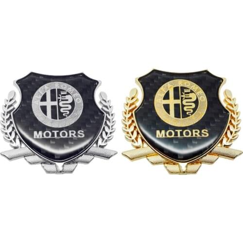 Car Decoration For Alfa Romeo 147 159 155 166 156 Mito Giulia GT Brera Anti Scratch Sticker Accessories Window Decal Emblem