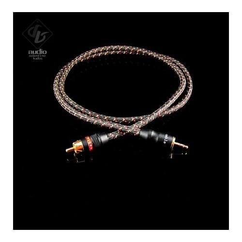1PCS SLK 3.5 to Lotus high-resolution digital coaxial digital audio signal transmission line