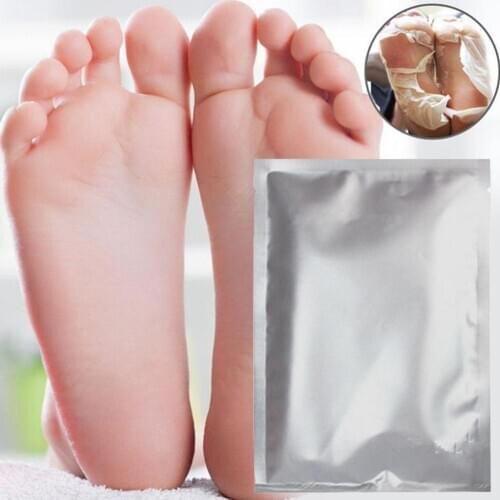 2pcs/bag Super Exfoliating Foot Mask Renewal Mask Socks Pedicure Remove Dead Skin Heel Socks Peeling Foot Care Foot Masks Cream