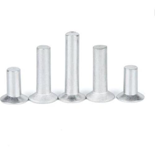 50/100PCS M2 M2.5 M3 M4 M5 GB869 Countersunk Head Rivets Aluminum Solid Rivet