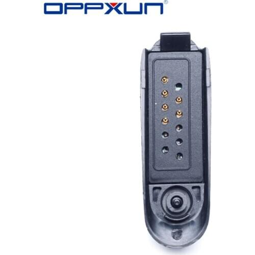 OPPXUN GP328 Adapter to 3.5MM Visar Single Hole for Motorola Walkie Talkie gp328, gp338, ht750, ht1250 Radios