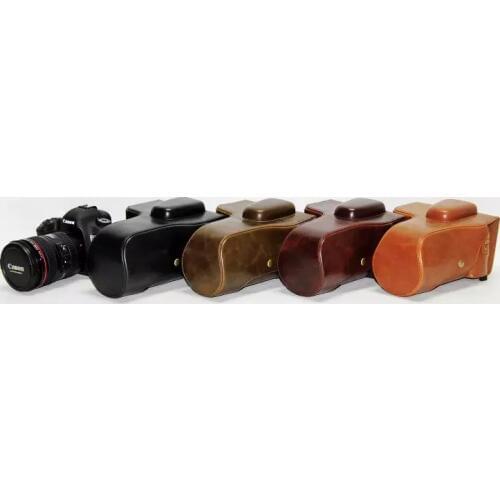 PU Leather Camera Bag Case Cover For Canon EOS 5D Mark III II 5D3 5D2 With 24-105 18-55 18-135 Lens
