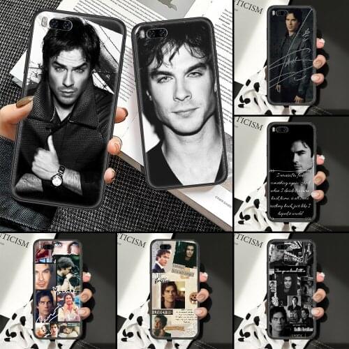 Damon Salvatore Vampire Diaries Phone Case For Xiaomi Mi Note 8 9 10 11 9T 10T A3 Lite Pro Ultra black soft cover luxury Etui