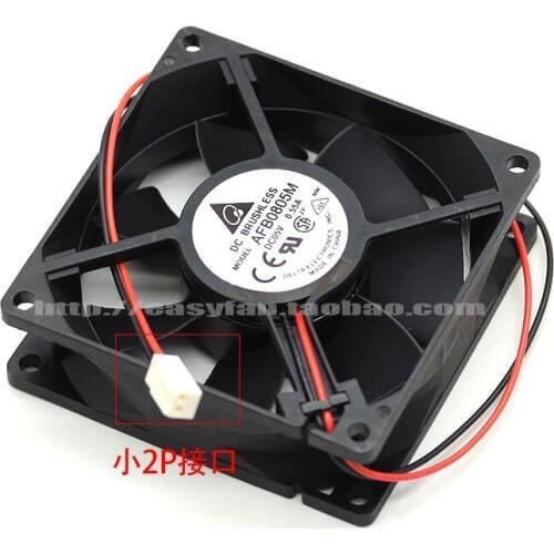 Detla ElectronicsAFB0805M DC 5V 0.55A 80x80x25mm Server Cooling Fan