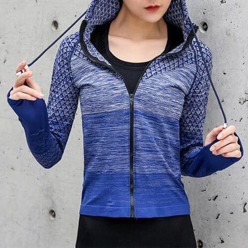 Fitness Breathable Sportswear Women T Shirt Sport Suit Yoga ShirtsTop Quick-Dry Running Shirt Gym Clothes Sport Shirt Jackets