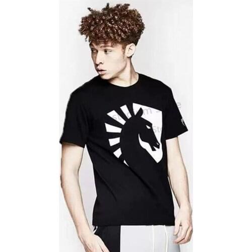 League of Legends LOL CSGO DOTA2 TL Supporter Shirt 2021 Latest Official Hot-selling Team Uniform TEAM LIQUID E-sports T-shirt