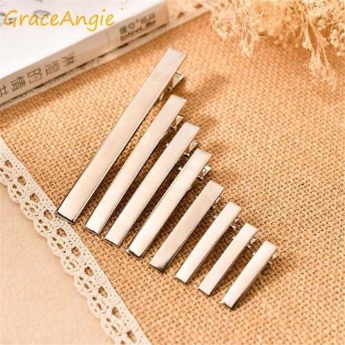 GraceAngie 20pcs Wholesale Metal Multi Size hair pin duck clip Hairpin Accessory Jewelry Making Finding Handmade Crafts