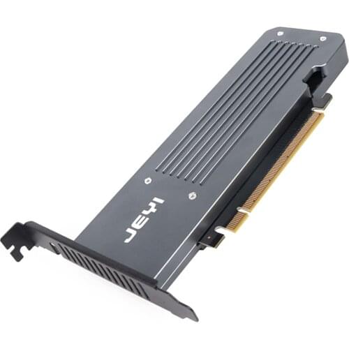 JEYI iHyper-Pro PCI-E M.2 X16 to 4X for NVME PCIE 3.0 Disk GEN3 PCI-E for NVMEx4 Array Expansion Card Support 2U Chassis PC