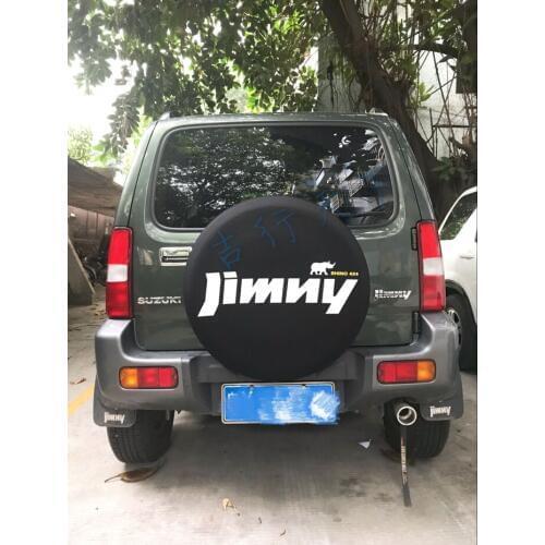 SBR glue and high quality polyester fabric spare tire cover auto parts 2007-2017 jimny suitable for tires 205/70-15