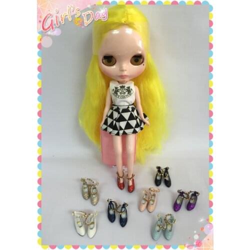 Dolls shoes shining shoes for blyth Azone OB doll licca doll etc Length:2.8cm