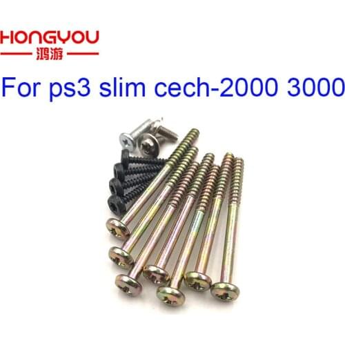 For Sony Playstation 3 PS3 Super Slim CECH-2000 3000 Screw Set